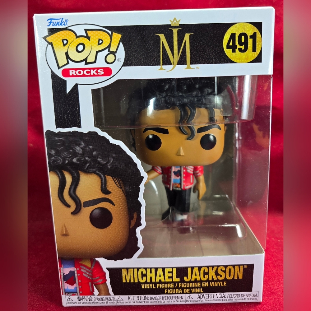 Michael Jackson Funko #491 (Nib) With Pop Protector - Picture 2 of 7